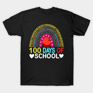 100Th Day Of School Teacher Kids 100 Days Math Numbers T-Shirt